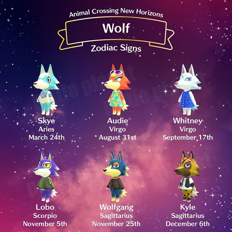 animal crossing wolf amiibo cards