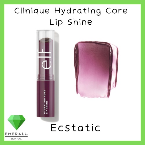 elf Cosmetics Hydrating Core Lip Shine in Ecstatic (Clinique Black