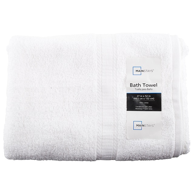 mainstays bath towels