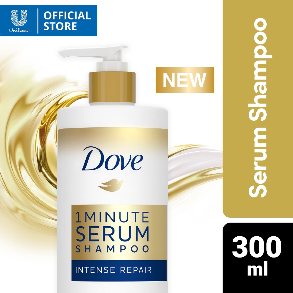 Dove 1 Minute Serum Damage Care Shampoo Intense Repair for Stronger
