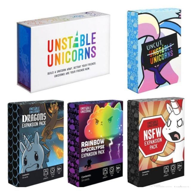 UNSTABLE UNICORNS GAME AND EXPANSION P658.00 Shopee Philippines