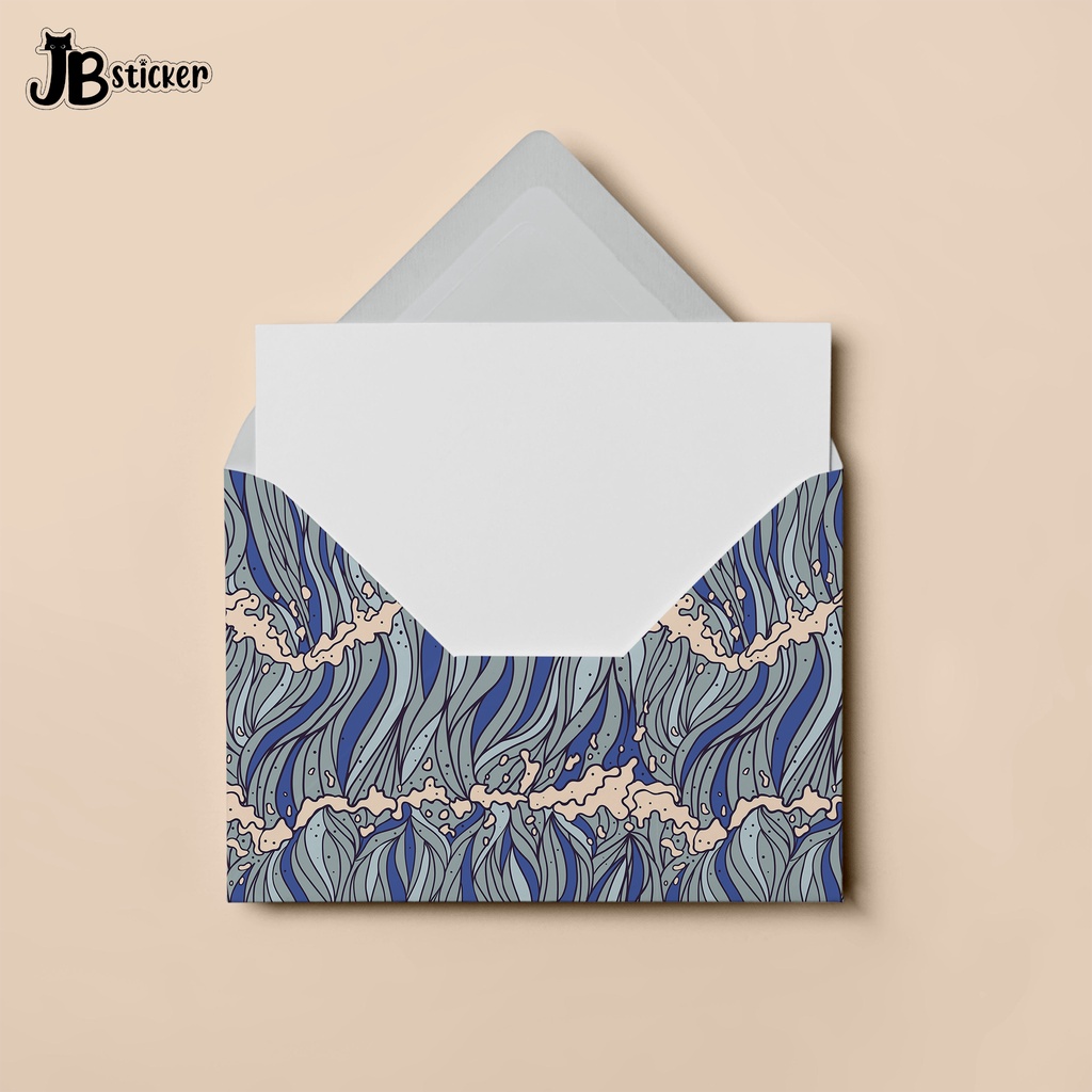 Japanese themed Mini Envelope 3x4.5, Toploader Envelope, Card Envelope