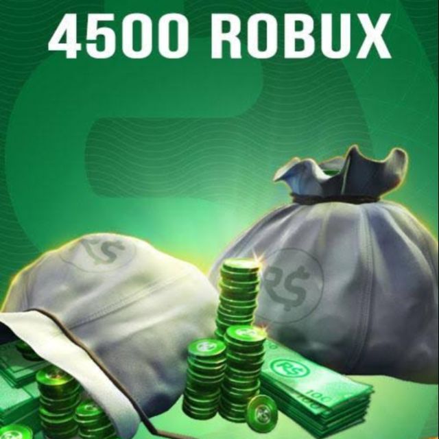 4500 Robux For Roblox Game Shopee Philippines - 4500 robux gift card