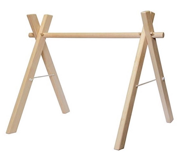 wooden play gym frame