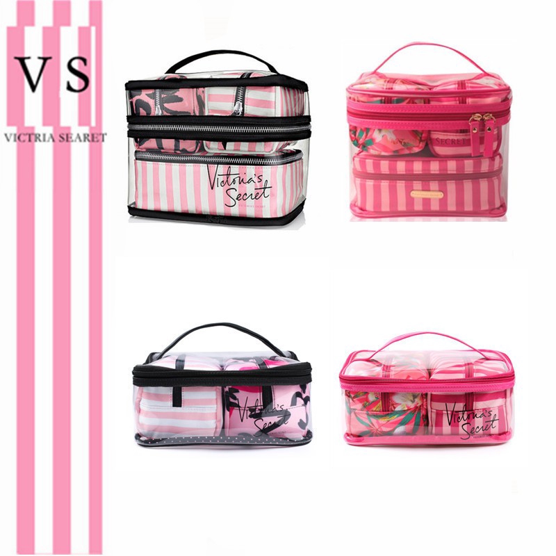 pink travel makeup bag