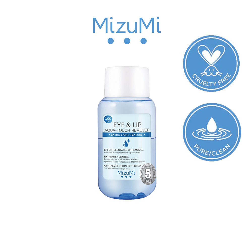 MizuMi Eye & Lip AquaTouch Remover 100ml (Expiry date July 13, 2022