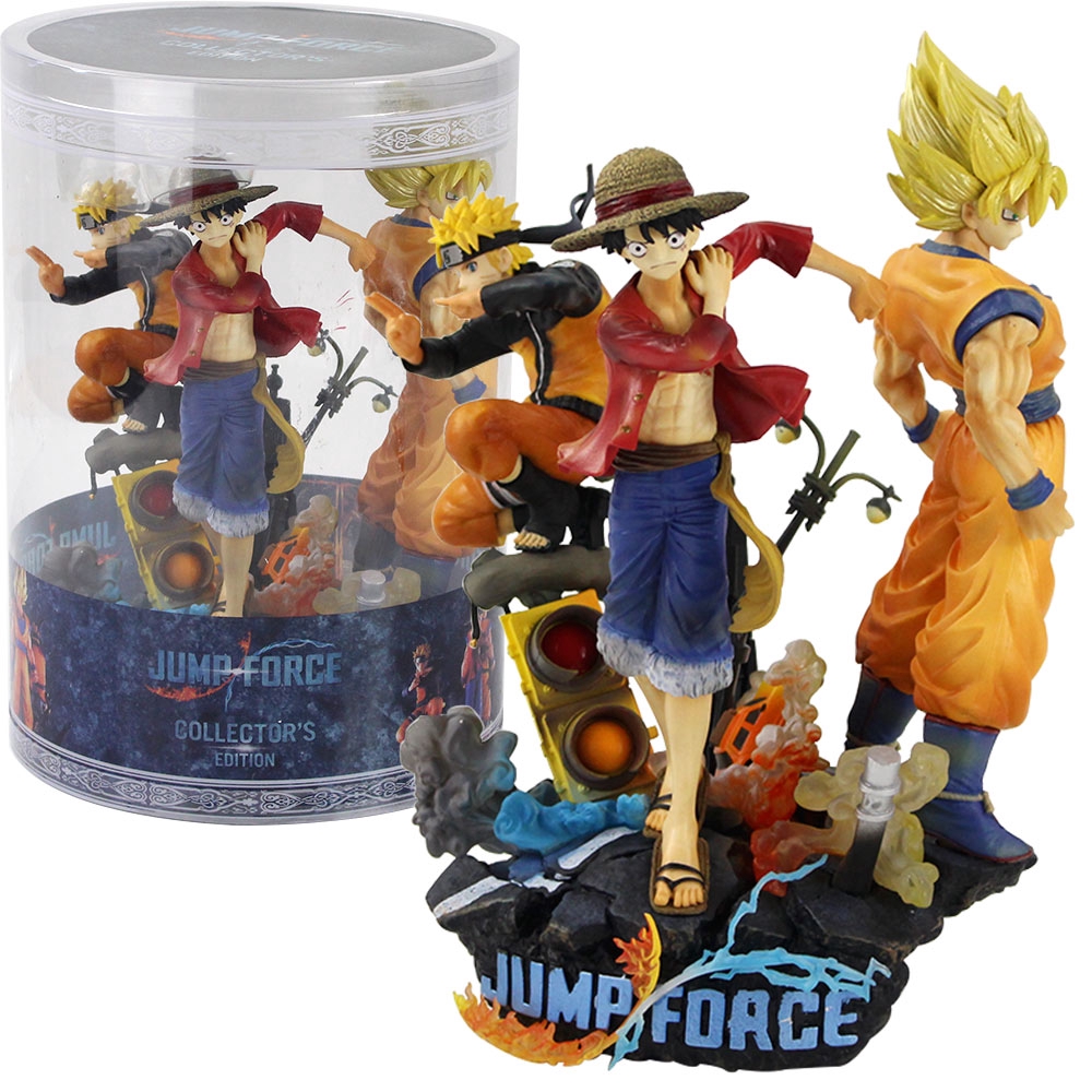 25cm Jump Force Dragon Ball Z One Piece Naruto Pvc Action Figure Luffy Son Goku Figurine Toy Uzumaki Naruto Model Toy Shopee Philippines