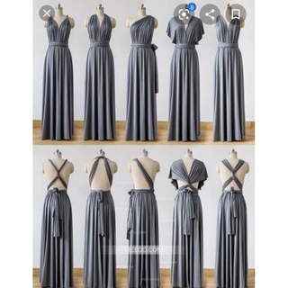 ✚▩Gray Infinity Dress with attached tube kids!/Adult