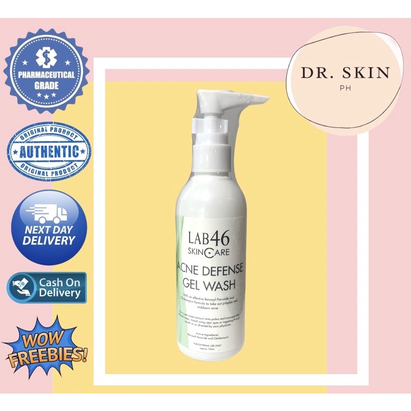Lab46 Lab 46 Acne Defense Gel Wash 120 ml Shopee Philippines
