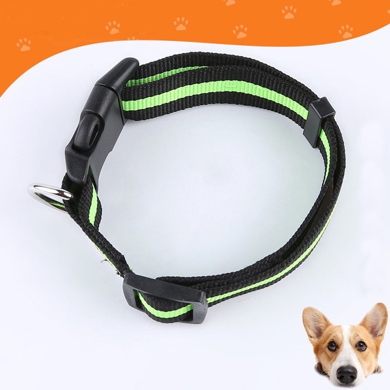 2021 Hot SALE Soft Adjustable Nylon Stripes Heavy Duty Dog Collar Multiple Sizes for ADULT DOGS CATS #4