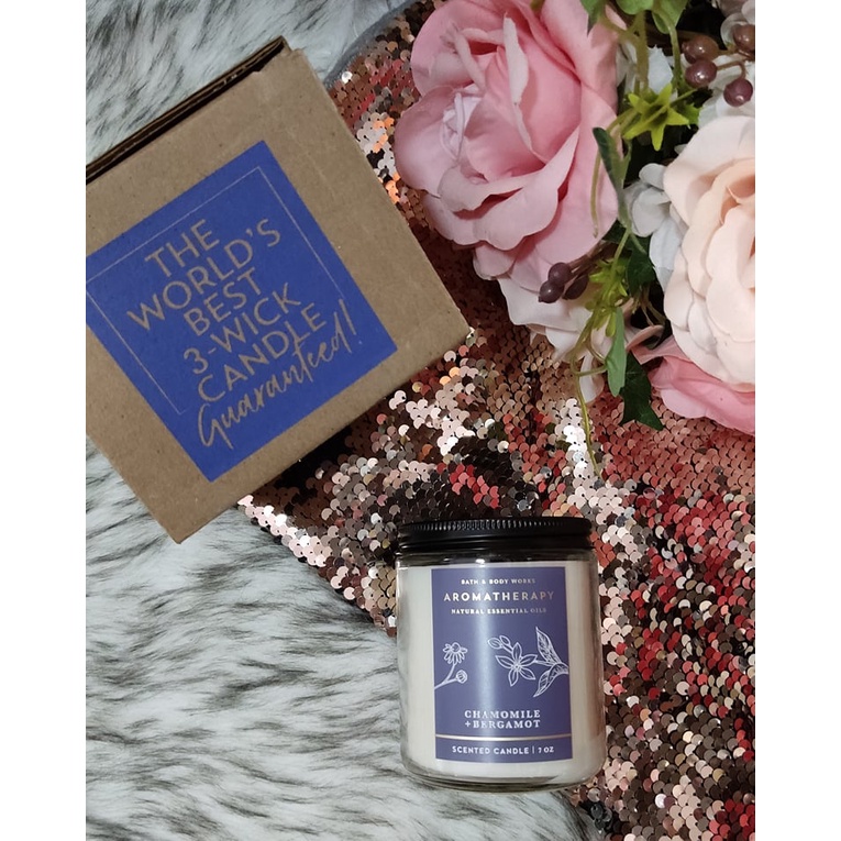 bath and body works chamomile candle