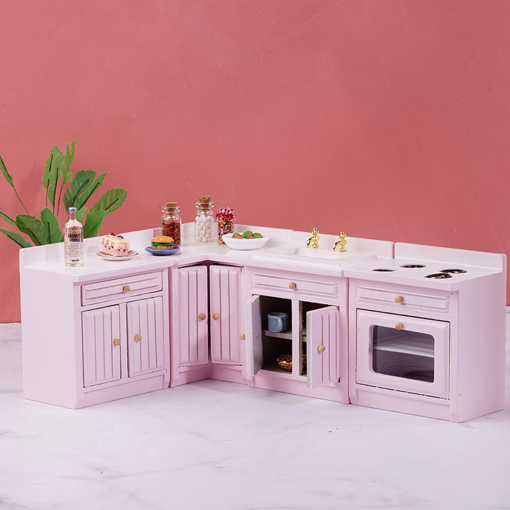 kitchen set with doll
