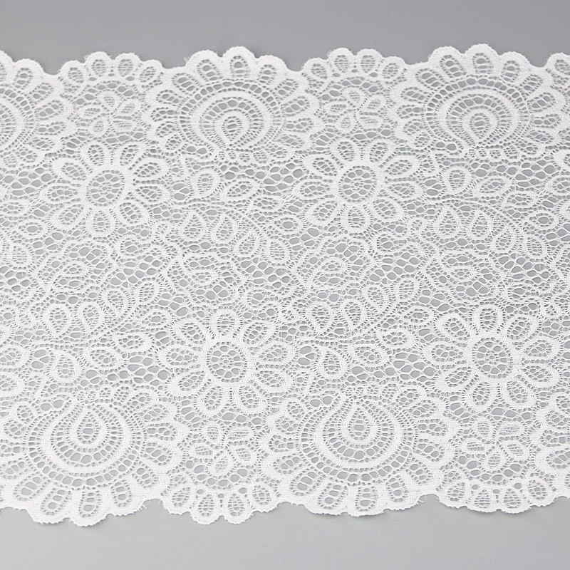 white lace fabric
