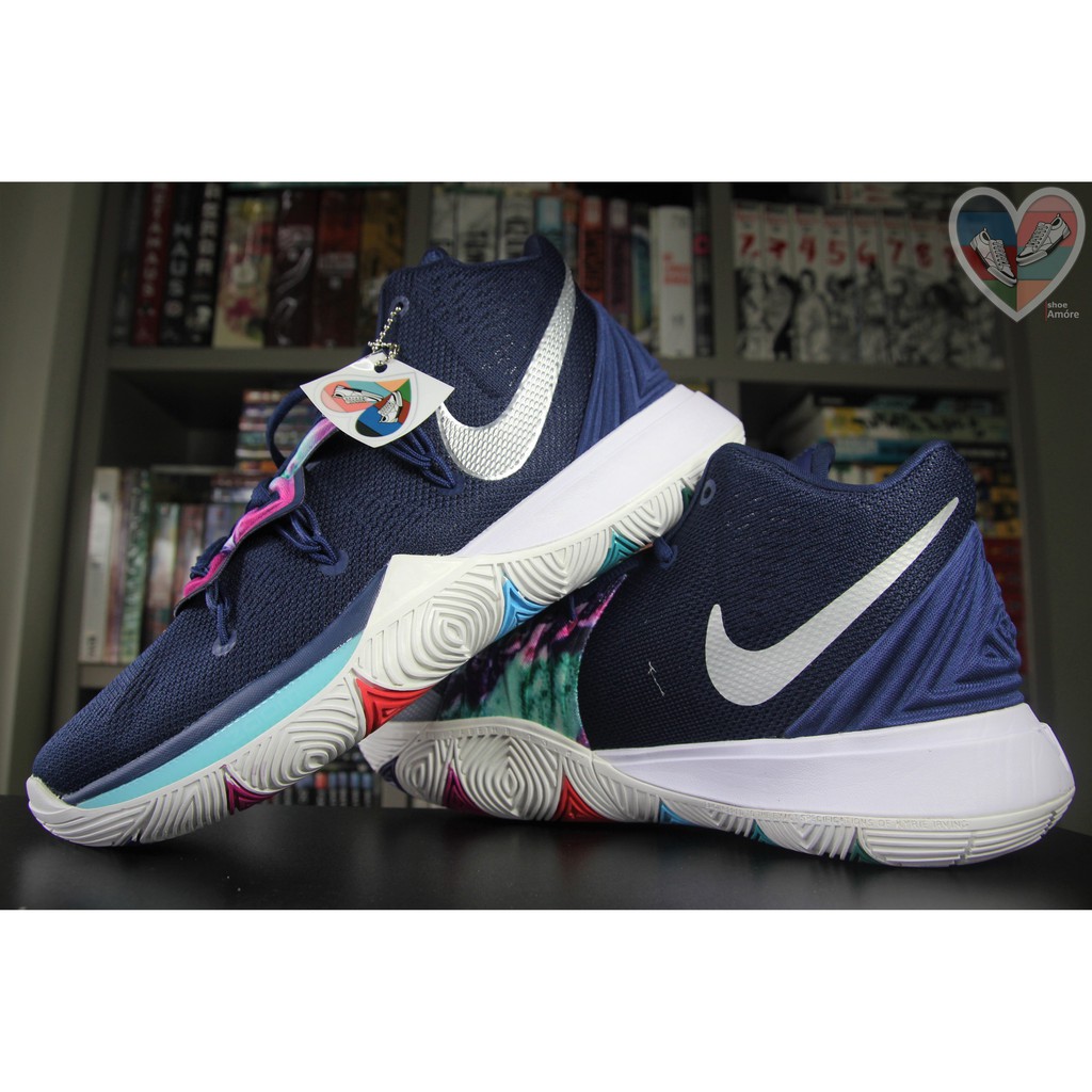 kyrie 5 navy blue
