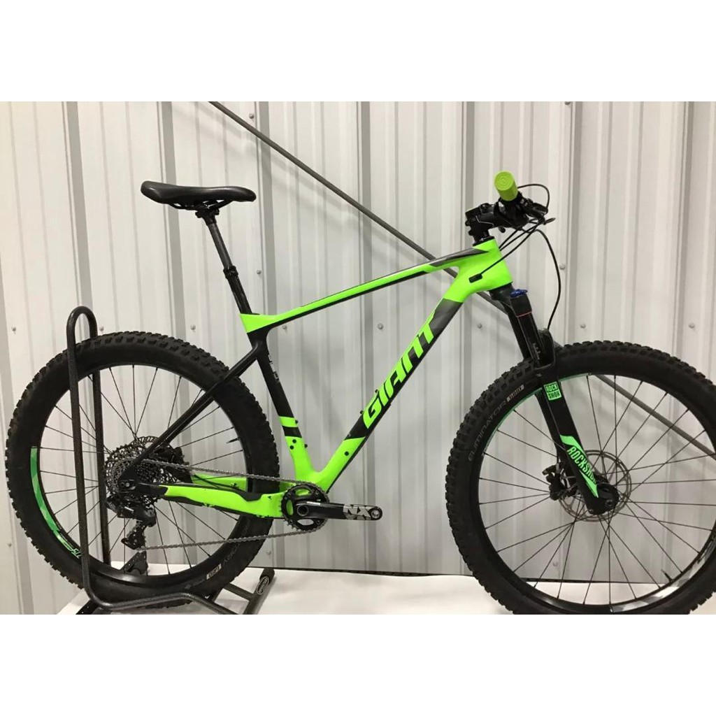 giant mountain bike green