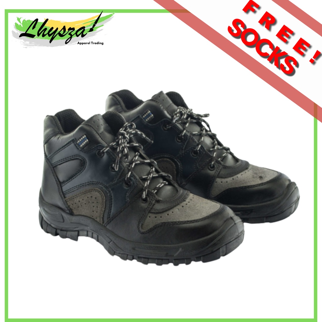 GIBSON'S DARWIN PURB High Cut SAFETY SHOES FOR MEN Leather and Suede