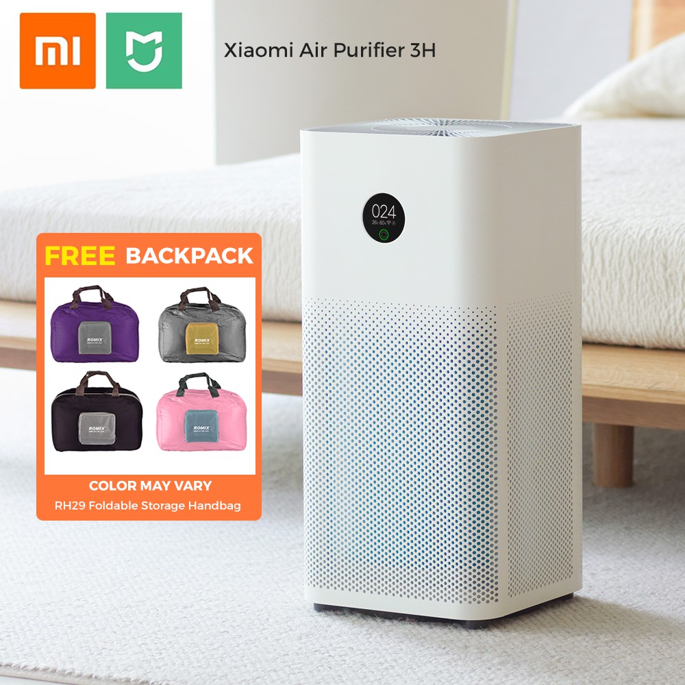 Xiaomi Air Purifier 3H OLED Touchscreen Display With Smoke Detector ...