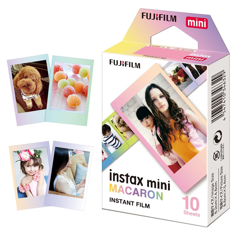 Fujifilm Mini Instax 10pcs Macaroon Film For Fuji Polaroid Mini 8 9 11 Liplay Link Instant Camera Papers Shopee Philippines