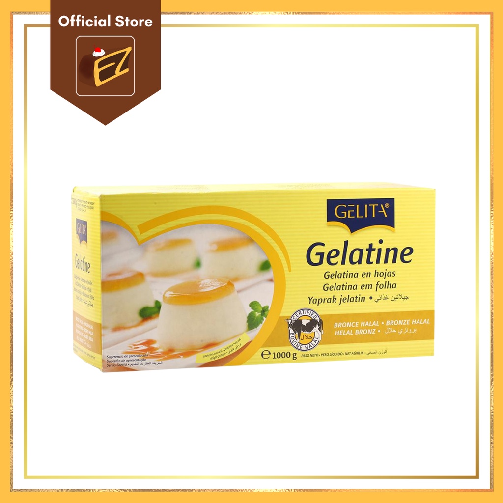 Gelita Leaf Gelatine Bronze In Box 300 Sheets Shopee Philippines