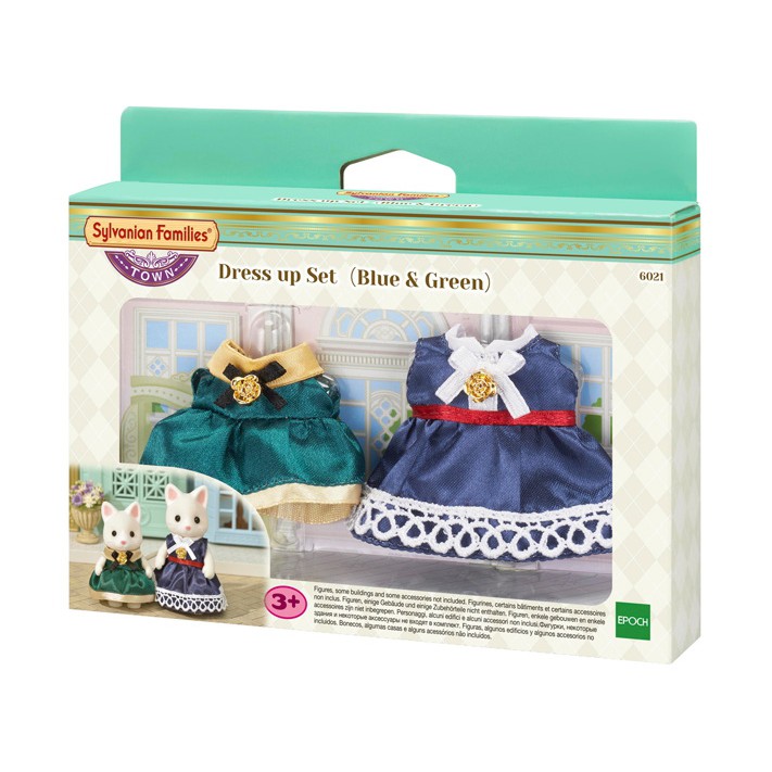 Sylvanian Families Dress up Set (Blue & Green) Shopee Philippines
