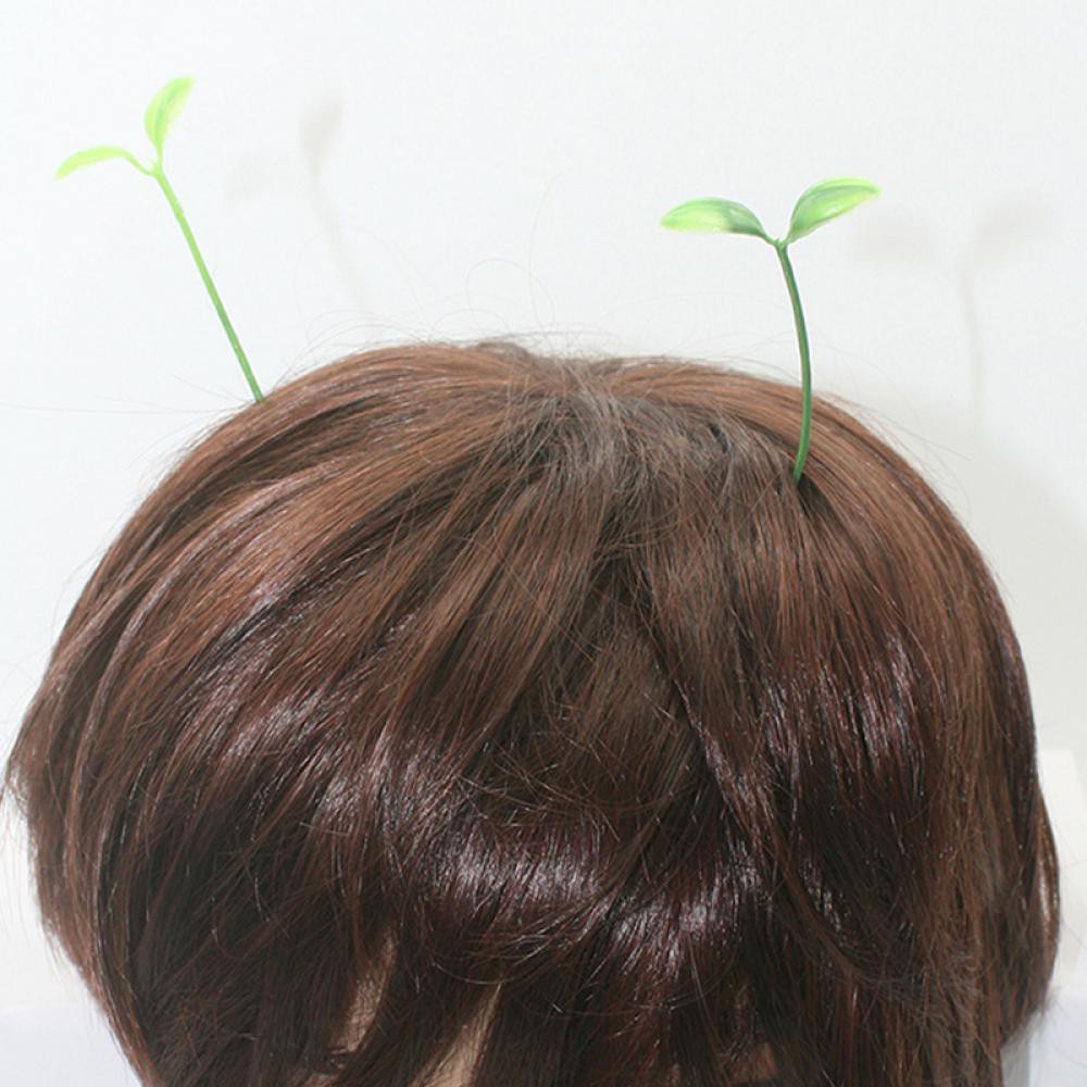 4pcs Girl Plant Kids Clips Bean Sprout 