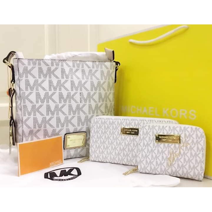 MICHAEL KORS BAG AND WALLET SET | Shopee Philippines