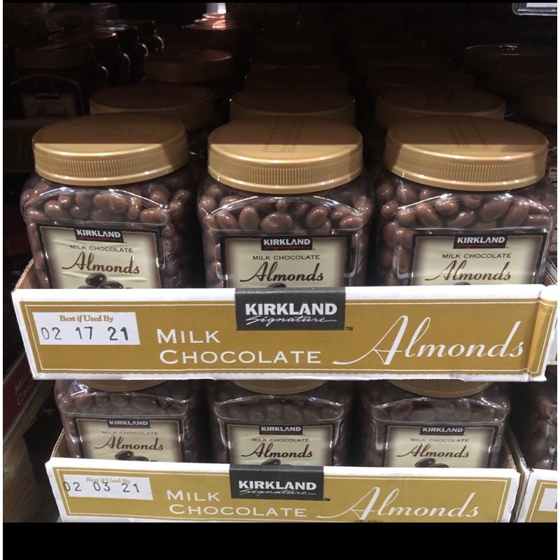 Kirkland Milk Chocolate Almonds 1.36kg Shopee Philippines