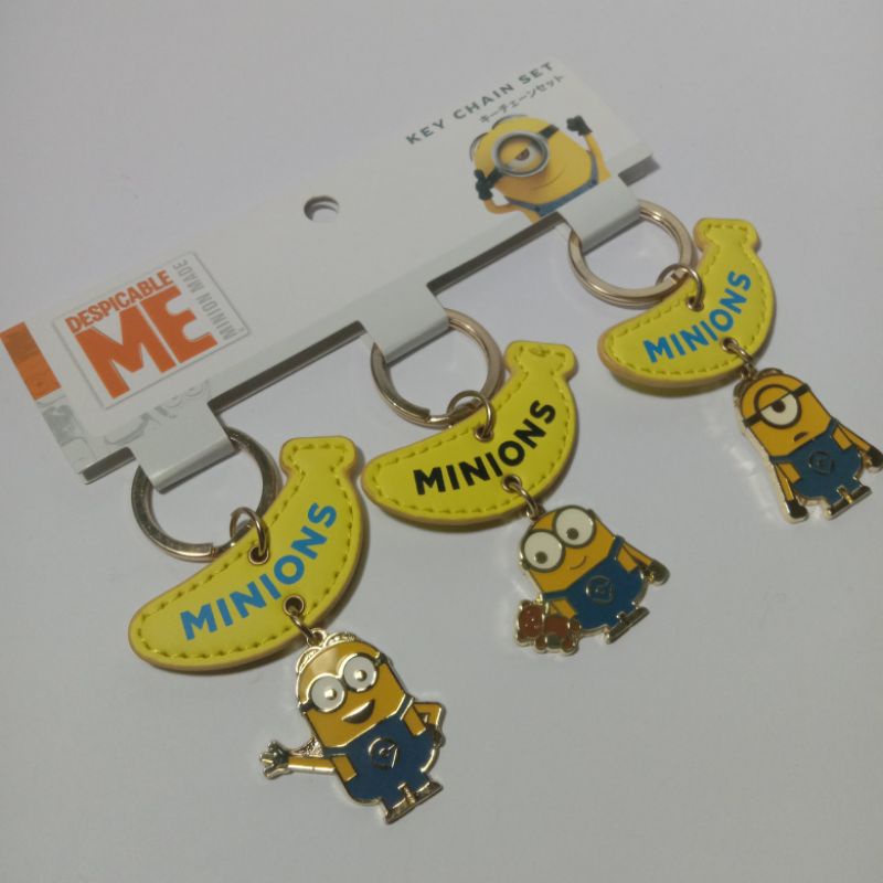 Universal Studios Japan - Despicable Me Minions Keychain Set (Stuart ...