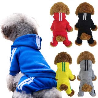 Autumn Winter Puppy Hoodie for Small Dogs Sport Warm Coat Sweater Four Legs Pet Clothes for Dog Cat Puppy Sweatshirt Outfits
