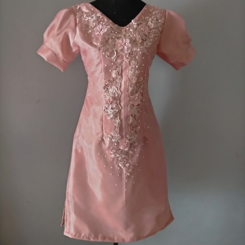 modern filipiniana dress shopee