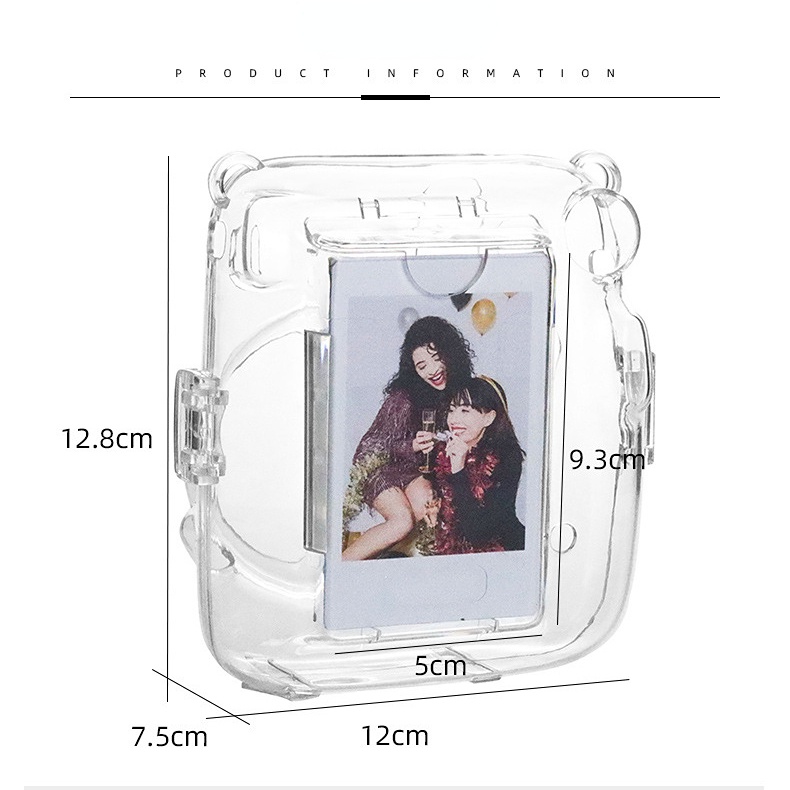 Camera Bag For Polaroid Instax Mini11 Mini 11 Transparent Storage Shell Sling Bag Camera Strap Rope Camera Sticker A Set #5