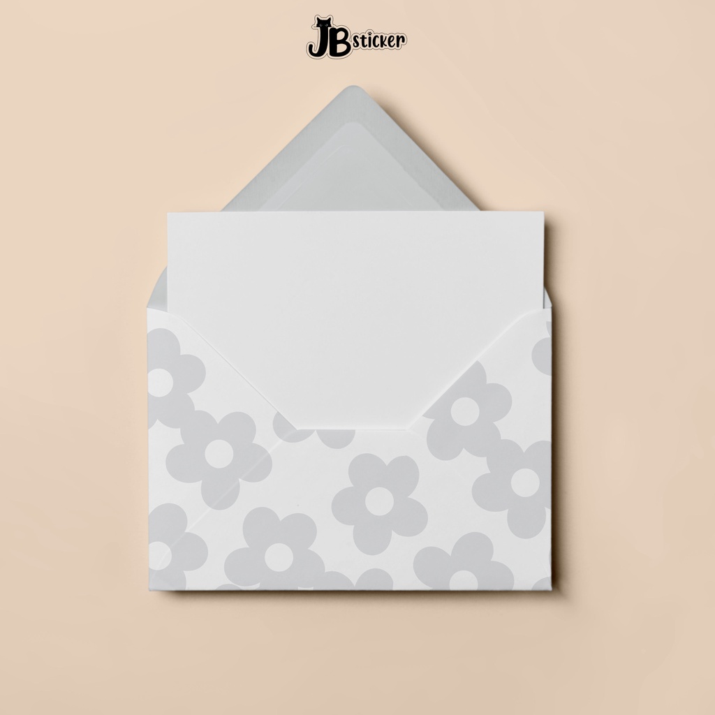 Gray Pattern Mini Envelope 3x4.5, Toploader Envelope, Card Envelope