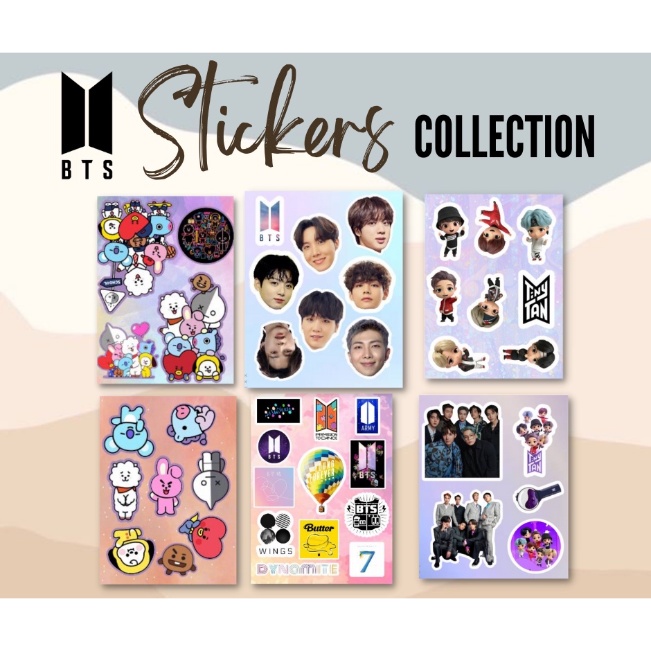 BTS STICKERS PACK COLLECTION BT21 TINY TAN | Shopee Philippines