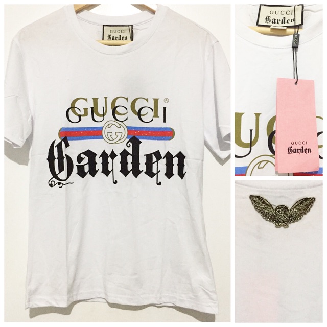 gucci garden t shirt white