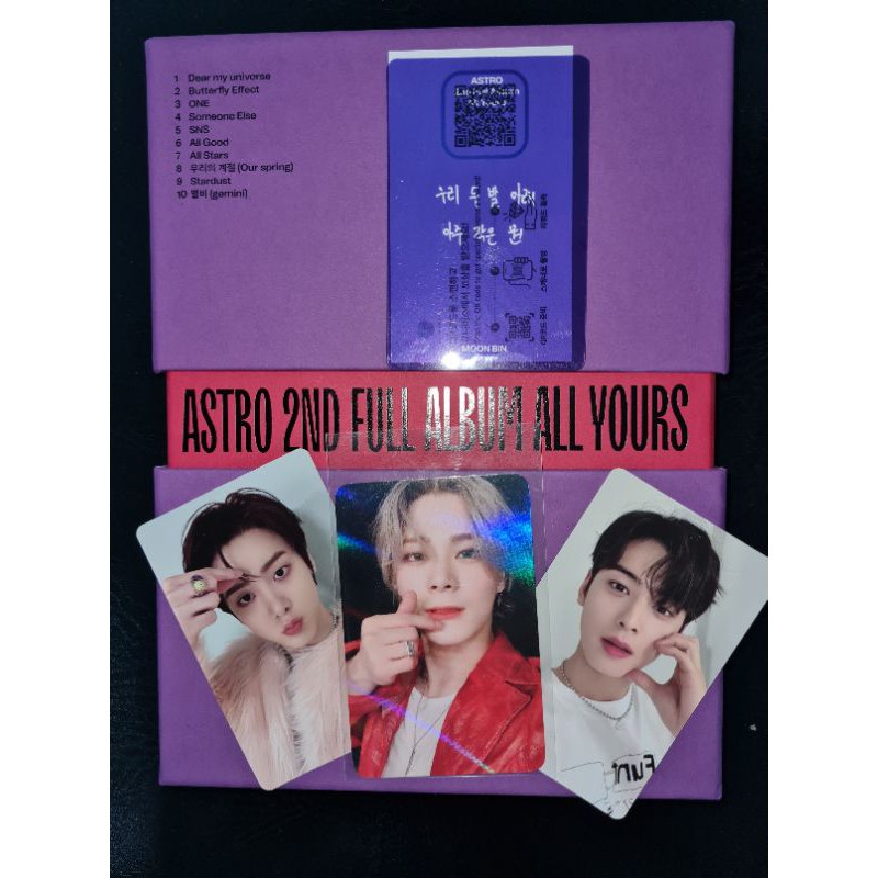 ASTRO All Yours チャウヌ トレカ タワレコ限定特典 - K-POP・アジア