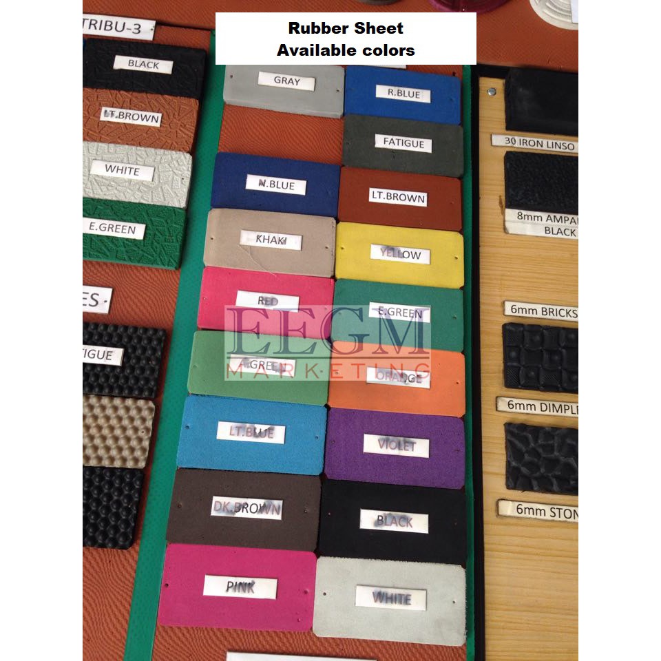 2mm Eva Rubber Sheet Assorted Colors Shopee Philippines
