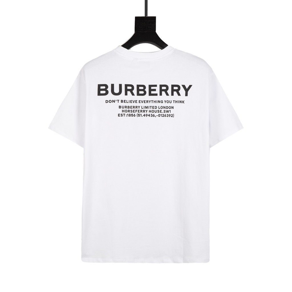 Burberry Digital Printed Box Men Top Korean Top Oversized Short Sleeve  T-shirt High Quality Cotton | Shopee Philippines