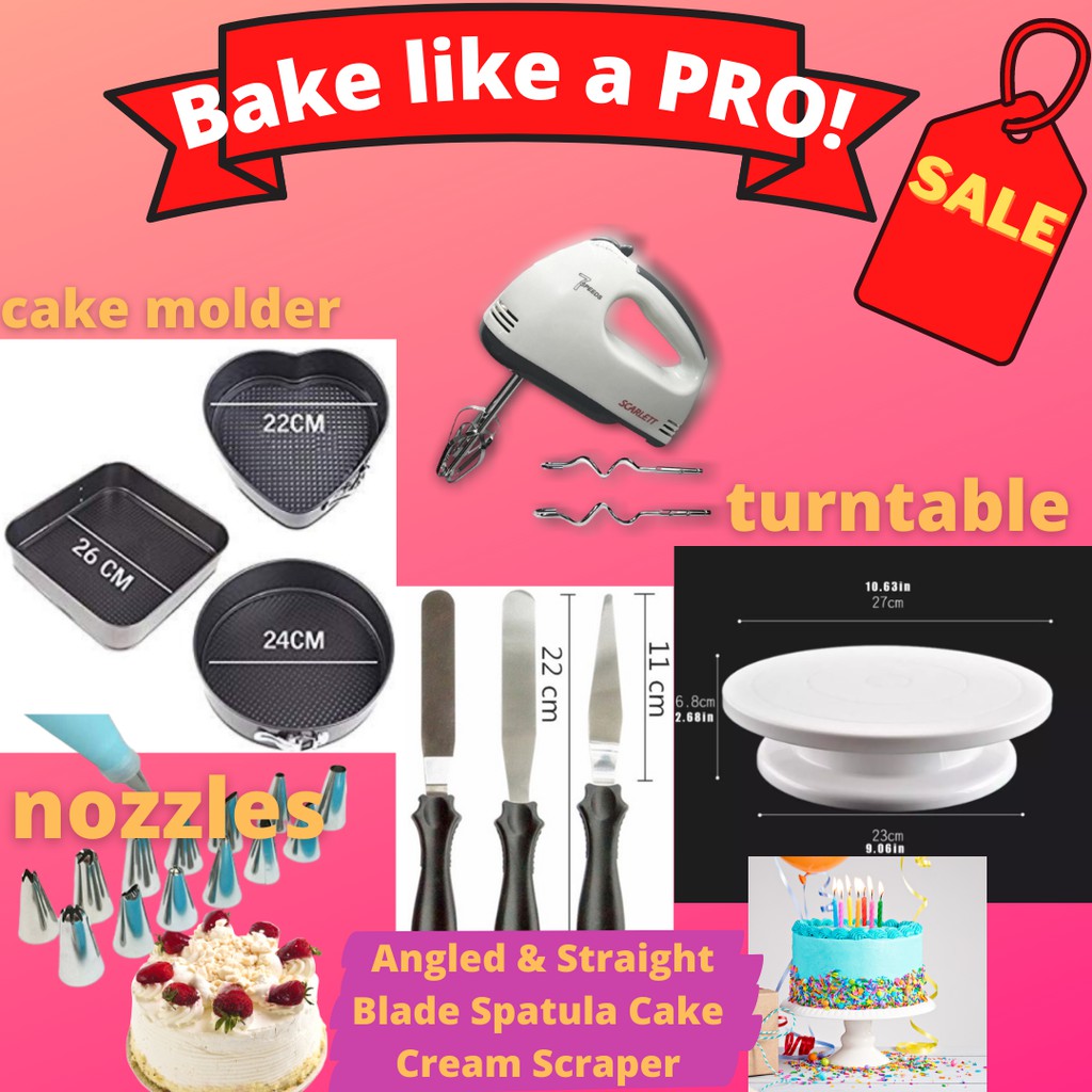 Handmixer With Baking Set For Your Baking Needs 23 Pcs Baking Materials For Beginners And Pro Baker Shopee Philippines