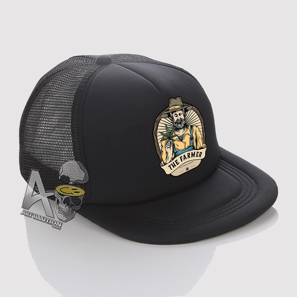 Distro Net Snapback Hat/Trucker Snapback Hat - LGN The Farmer's Hat Latest Logo PREMIUM QUALITY ST044
