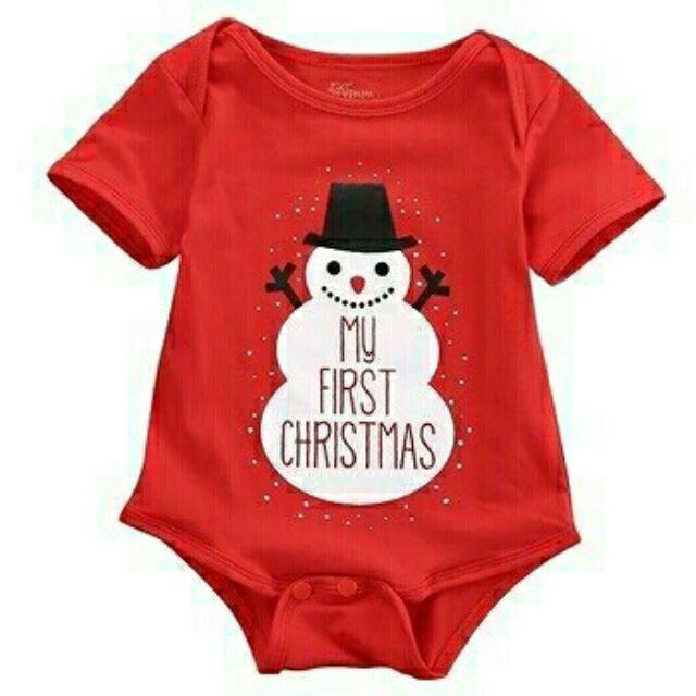 my first christmas onesie newborn