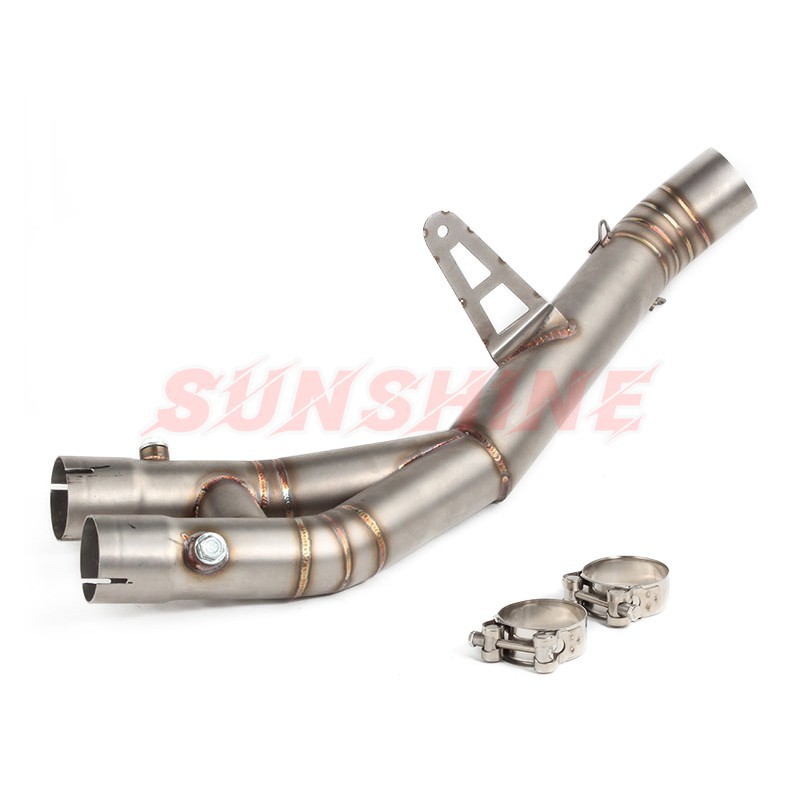 SALE!!For YZF YAMAHA R1 Exhaust Slip on Motorcycle Mid Pipe Stainless
