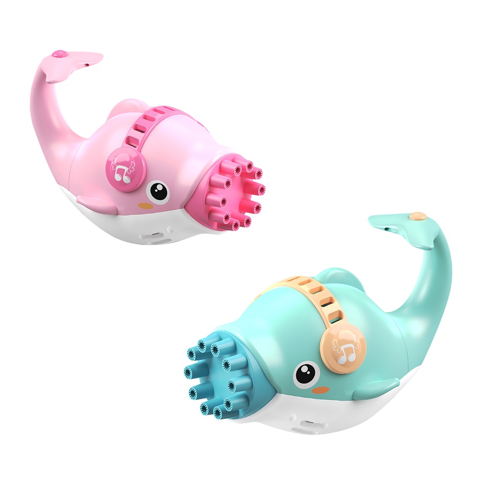 Dolphin Bubble Gun Rotary Tube Bubble Machine Gun Automatic Bubble
