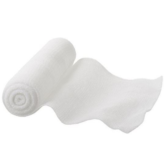 California Basics Gauze Bandage Rolls, White Bandages 4 in x 4 Yards