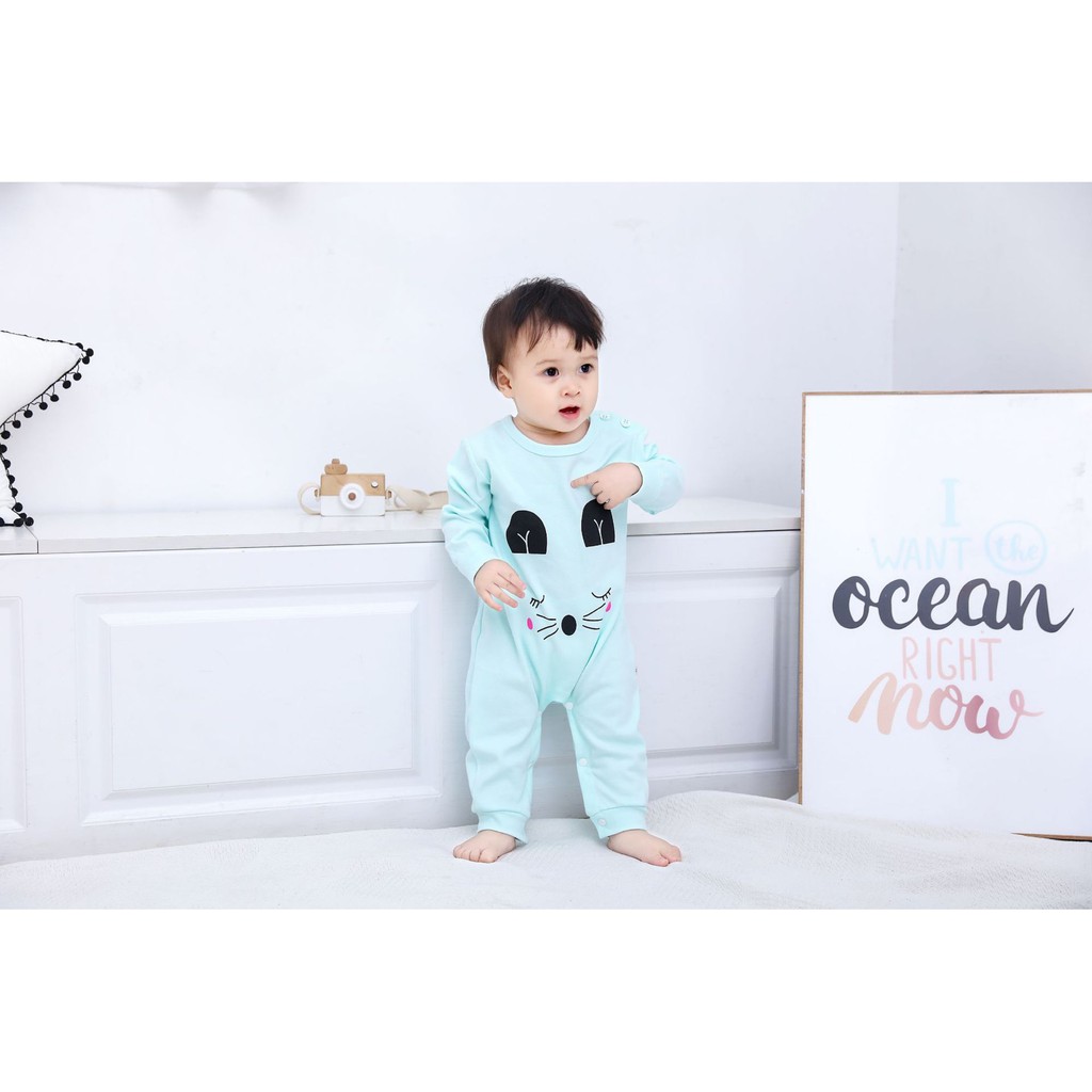 BELOVE Baby Newborn Clothing Cotton Newborn Jumpsuit Baby Clothes Baby Romper