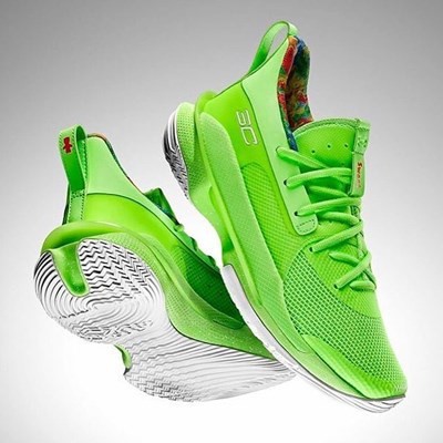 under armour basketball shoes green