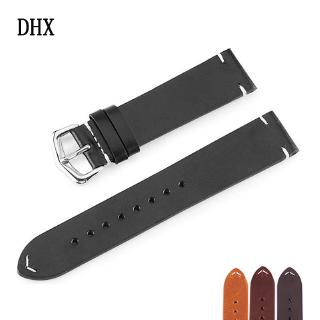 18mm 20mm 22mm 24mm High-end Retro 100% Calf Leather Watch band Genuine Leather Straps Free shipping #3