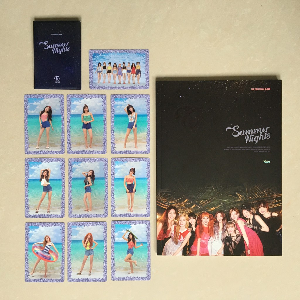 Twice Summer Nights W Pob Official Album On Hand Sn Pre Order Benefits Unsealed Shopee Philippines