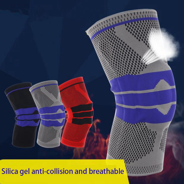 For Fat Person S5XL Plus Size Basketball Support Silicon Padded Knee