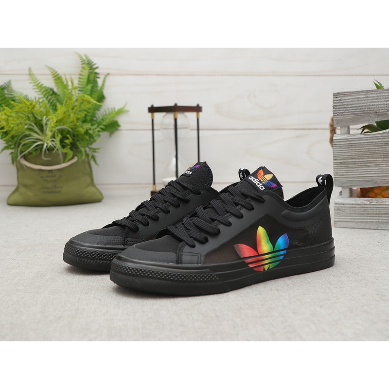 adidas superstar black rainbow