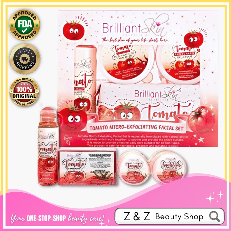 Original Brilliant Skin Essentials Tomato Micro - Exfoliating Facial ...